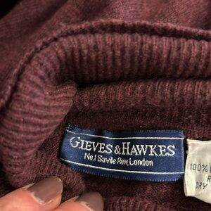 Gieves and Hawkes Cashmere sweater XL